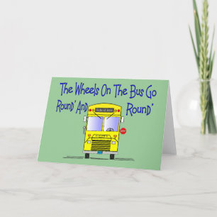 Busfahrer "Die Räder im Bus" Karte