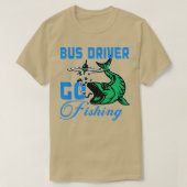Busfahrer fischen T-Shirt (Design vorne)