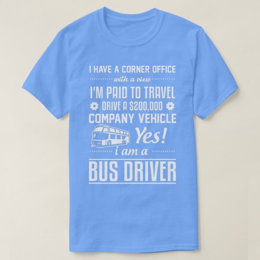 Busfahrer Funny T-Shirt (Design vorne)