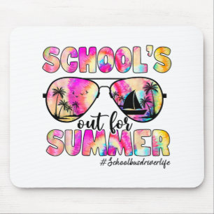 Busfahrer für Sommersonnenuntergänge in der Gefärb Mousepad