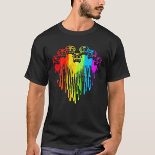 Busfahrer Herz Gay Pride Lgbt Regenbogenflagge T-Shirt