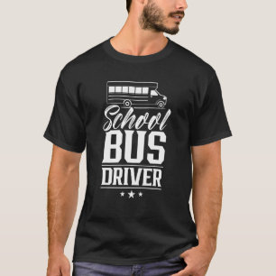 Busfahrer in der Schule Busfahrerbusse T-Shirt