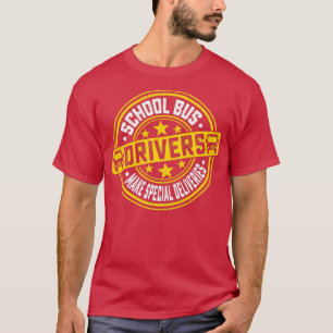 Busfahrer in der Schule machen Sonderlieferungen 2 T-Shirt