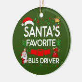 Busfahrer Keramik Ornament (Links)