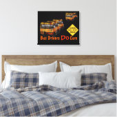Busfahrer kümmern sich um leinwanddruck (Insitu (Schlafzimmer))
