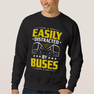 Busfahrer leicht von Bussen abgelenkt Busfahrer Sweatshirt