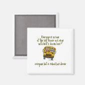 Busfahrer Magnet (Vorderseite/Rückseite)