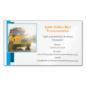 Busfahrer Magnetische Visitenkarte (Vorderseite)