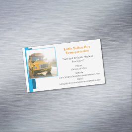 Busfahrer Magnetische Visitenkarte