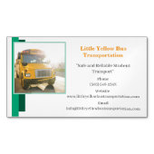 Busfahrer Magnetische Visitenkarte (Vorderseite)