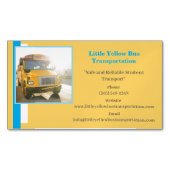 Busfahrer Magnetische Visitenkarte (Vorderseite)