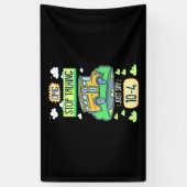 Busfahrer Omg Stopp-Talk Banner (Vertikal)