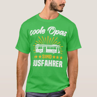 Busfahrer Papa Bus Großer öffentlicher Bus 14 T-Shirt