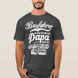 Busfahrer Papa Busfahrer Opa Öffentlicher Bus 2 T-Shirt