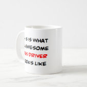 Busfahrer, phantastisch kaffeetasse (Vorderseite Links)