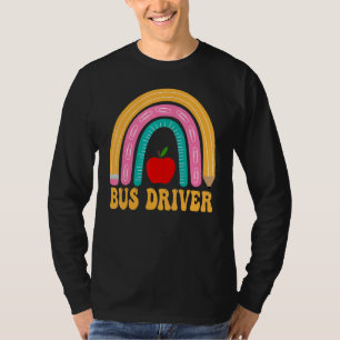 Busfahrer Regenbogen Bleistift Frauen Zurück zur S T-Shirt