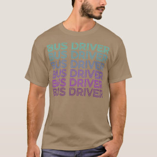 Busfahrer - Retro T-Shirt