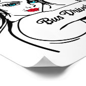 Busfahrer Rosie das Riveter-Button nach oben Poster (Ecke)