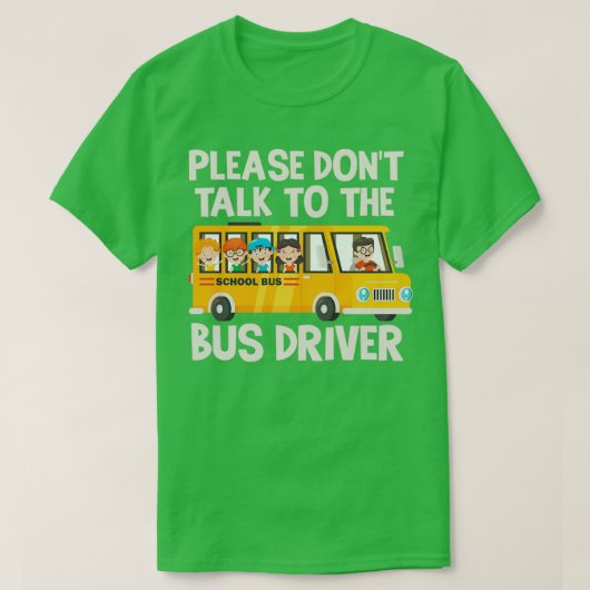 Busfahrer-Schulbus 36 T-Shirt (Design vorne)