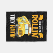 Busfahrer sehen Me Rollin Fleecedecke (Vorderseite (Horizontal))