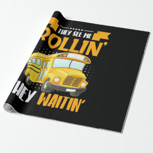 Busfahrer sehen Me Rollin Geschenkpapier