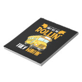 Busfahrer sehen Me Rollin Notizblock (Rotiert)