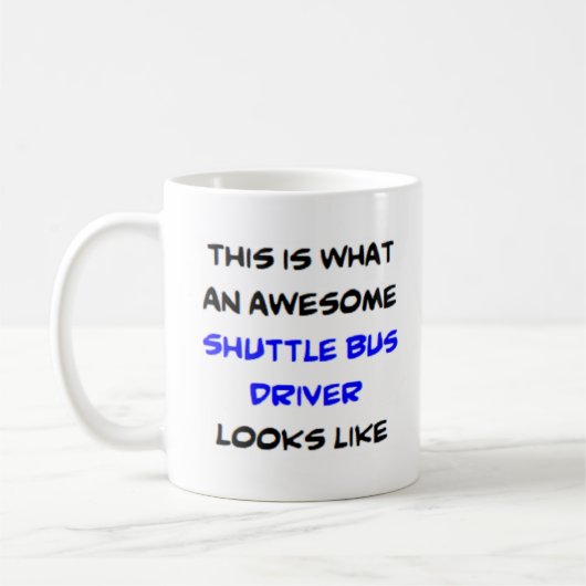 Busfahrer, Shuttle, phantastisch Kaffeetasse (Links)