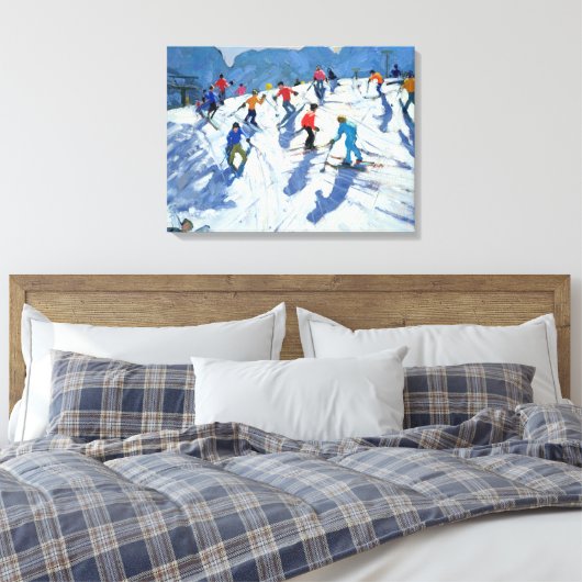 Busfahrer Skipiste Lofer 2004 Leinwanddruck (Insitu (Schlafzimmer))