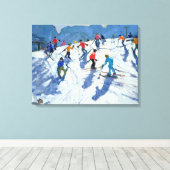 Busfahrer Skipiste Lofer 2004 Leinwanddruck (Insitu (Holzboden))