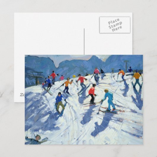 Busfahrer Skipiste Lofer 2004 Postkarte (Vorne/Hinten)