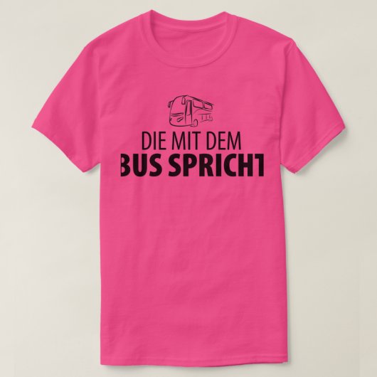 Busfahrer T-Shirt (Design vorne)