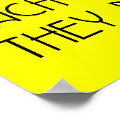 Busfahrer Tag für Tag Poster (Ecke)