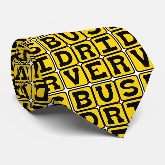 Busfahrer, Transportberuf Krawatte (Gerollt)