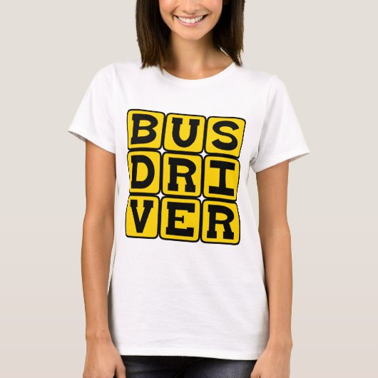 Busfahrer, Transportberuf T-Shirt (Vorderseite)