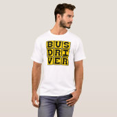 Busfahrer, Transportberuf T-Shirt (Vorne ganz)