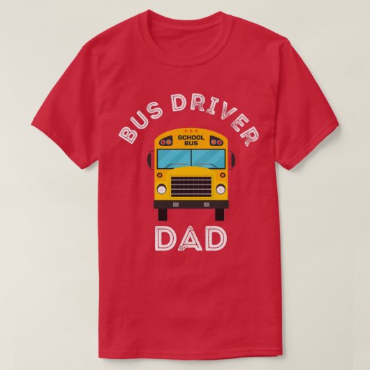 Busfahrer Vater fahren Bus Vater Lover T-Shirt (Design vorne)