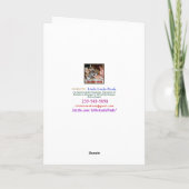 Busfahrer von der männlichen Schule Danke an die K Karte (Rückseite)