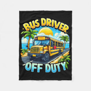 Busfahrer von der Pflicht Hallo Sommer letzten Tag Fleecedecke