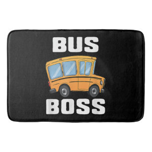Busfahrer von Funny Bus Badematte