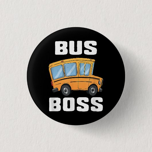 Busfahrer von Funny Bus Button (Vorderseite)
