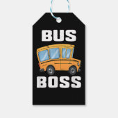 Busfahrer von Funny Bus Geschenkanhänger (Rückseite)