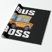 Busfahrer von Funny Bus Geschenkpapier (Ungerollt)