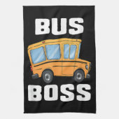 Busfahrer von Funny Bus Geschirrtuch (Vertikal)