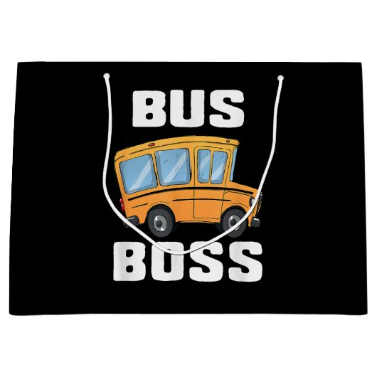 Busfahrer von Funny Bus Große Geschenktüte (Vorderseite)