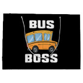 Busfahrer von Funny Bus Große Geschenktüte (Rückseite)
