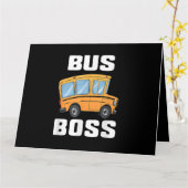 Busfahrer von Funny Bus Karte (Gelbe Blume)