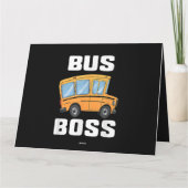 Busfahrer von Funny Bus Karte (Rückseite)