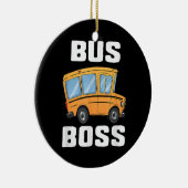 Busfahrer von Funny Bus Keramik Ornament (Rechts)