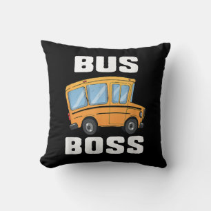 Busfahrer von Funny Bus Kissen