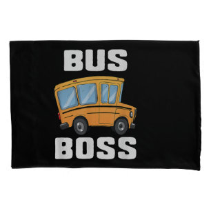 Busfahrer von Funny Bus Kissenbezug